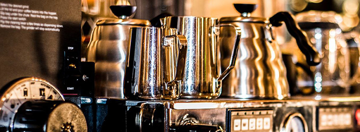 Coffee machine and equipment.