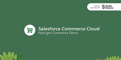 Salesforce Commerce Cloud demo title slide